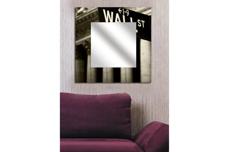 Sisustuspeili Krasnaja 50x50 cm City, Pleksilasi/Monivärinen