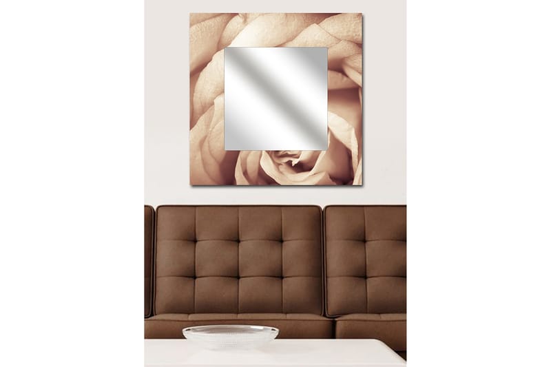 Sisustuspeili Krasnaja 50x50 cm Flowers - Pleksilasi/Monivärinen - Sisustustuotteet - Peili