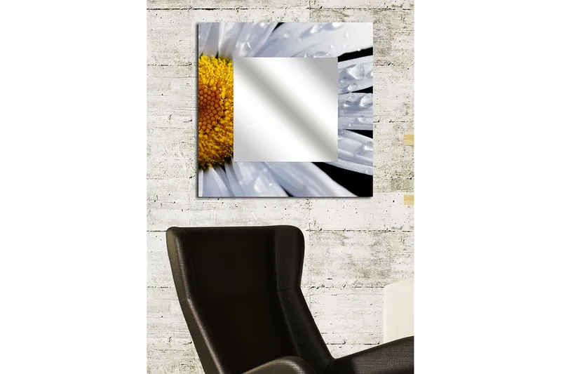 Sisustuspeili Krasnaja 50x50 cm Flowers, Pleksilasi/Monivärinen