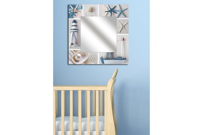 Sisustuspeili Krasnaja 50x50 cm Marina - Pleksilasi/Monivärinen - Sisustustuotteet - Peili
