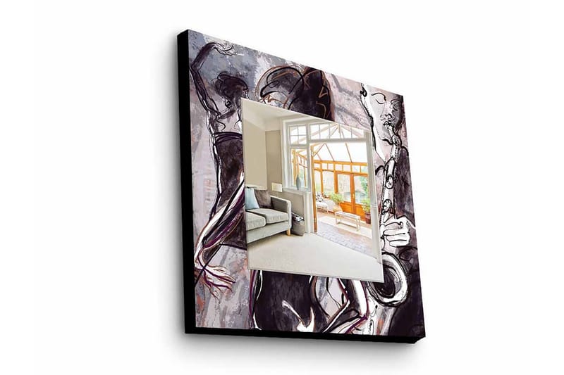 Sisustuspeili Krasnaja 50x50 cm Young - Pleksilasi/Monivärinen - Sisustustuotteet - Peili