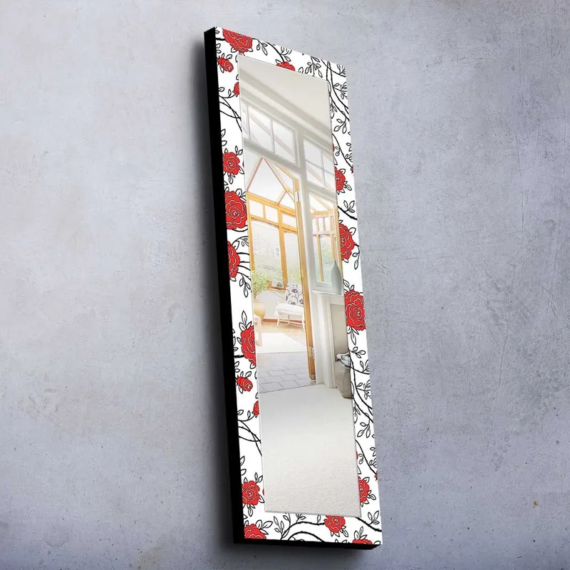 Sisustuspeili Kytlym 40x120 cm Christmas, Peililasi/Kangas/Moniväri