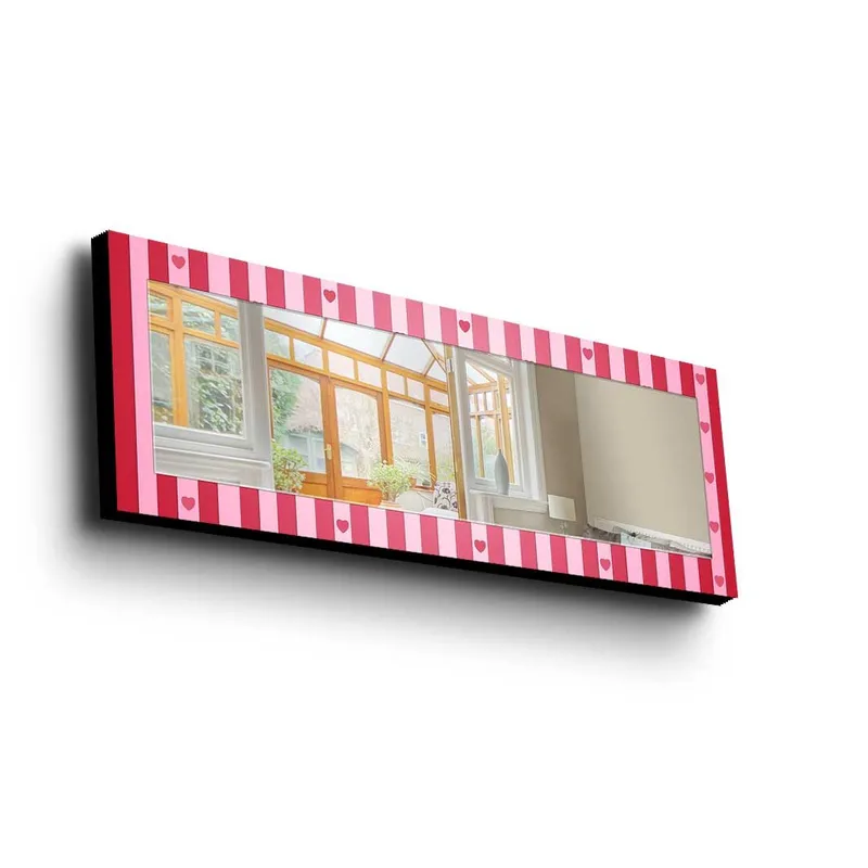 Sisustuspeili Kytlym 40x120 cm Christmas, Peililasi/Kangas/Moniväri