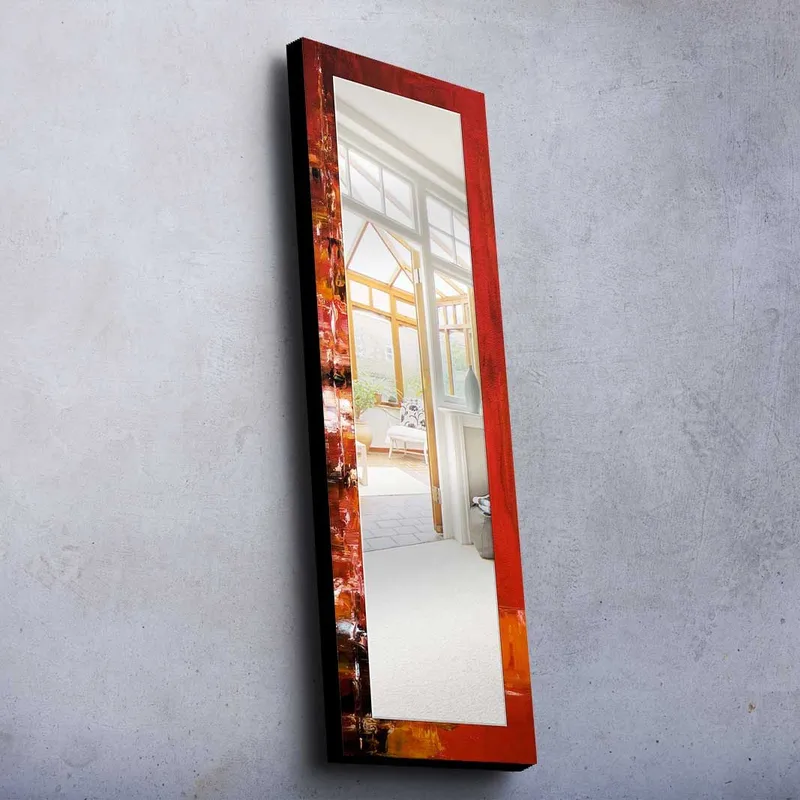 Sisustuspeili Kytlym 40x120 cm Christmas, Peililasi/Kangas/Moniväri