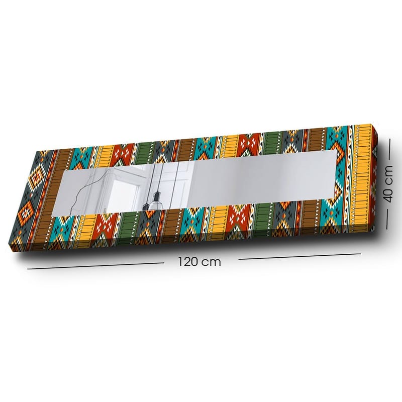 Sisustuspeili Petjora 40x120 cm Christmas - Canvas/Monivärinen - Sisustustuotteet - Peili