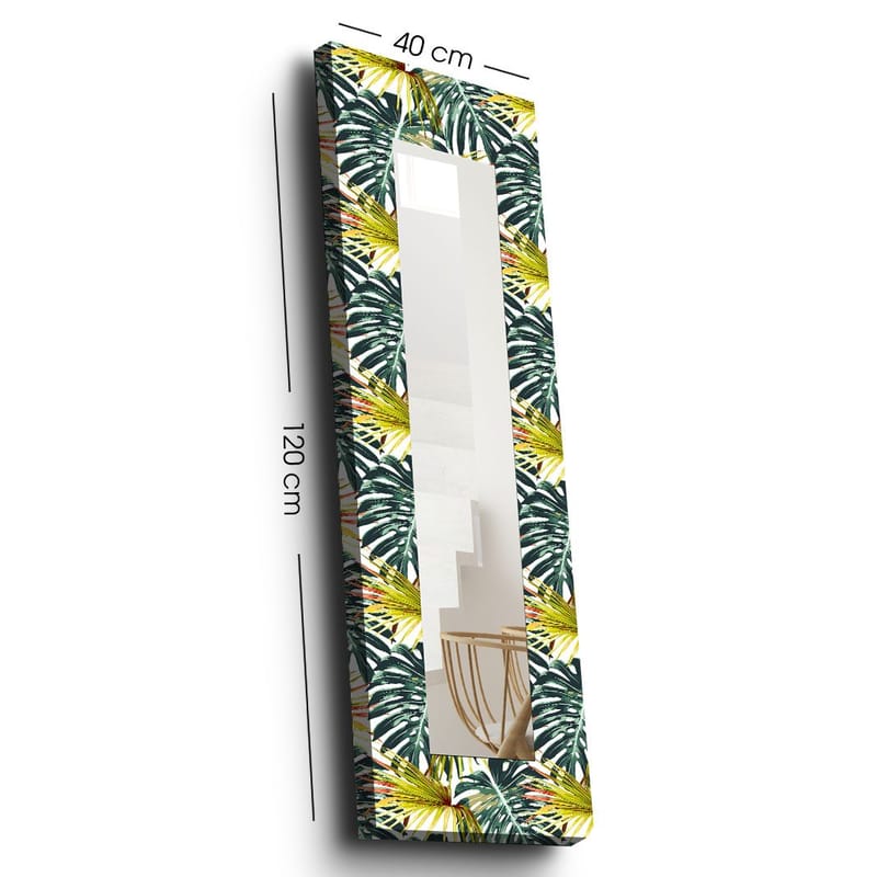 Sisustuspeili Petjora 40x120 cm Christmas - Canvas/Monivärinen - Sisustustuotteet - Peili