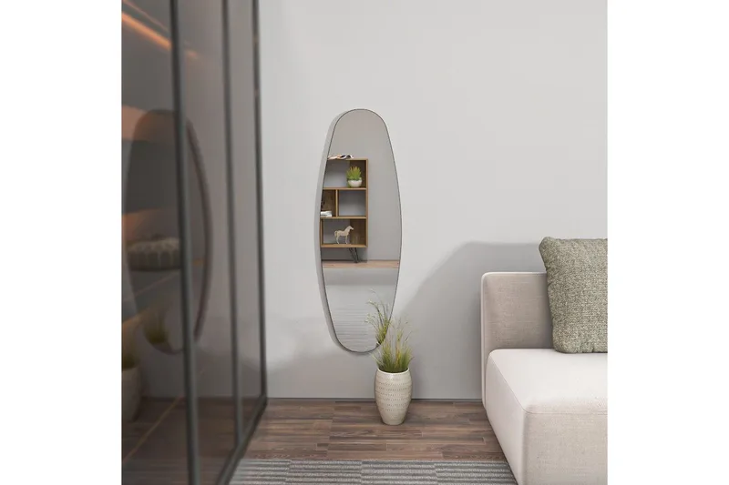 Sudattiapeili Keiichi Läpinäkyvä - Vaaleanvärinen puu - Sisustustuotteet - Peili