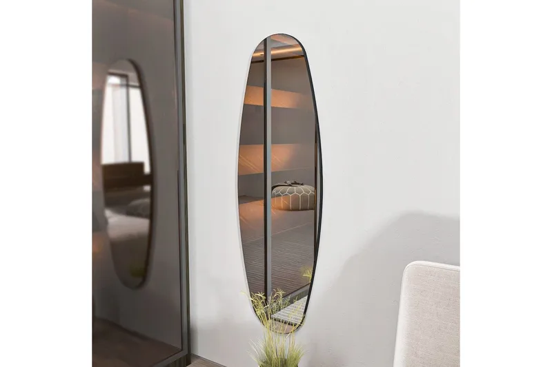 Sudattiapeili Keiichi Läpinäkyvä - Vaaleanvärinen puu - Sisustustuotteet - Peili