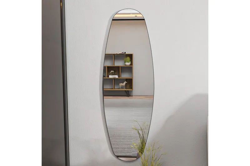 Sudattiapeili Keiichi Läpinäkyvä - Vaaleanvärinen puu - Sisustustuotteet - Peili