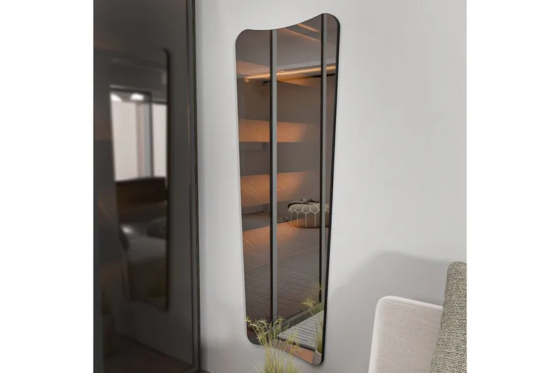 Sudattiapeili Vitros Läpinäkyvä / Musta - Musta/Valkoinen - Sisustustuotteet - Peili