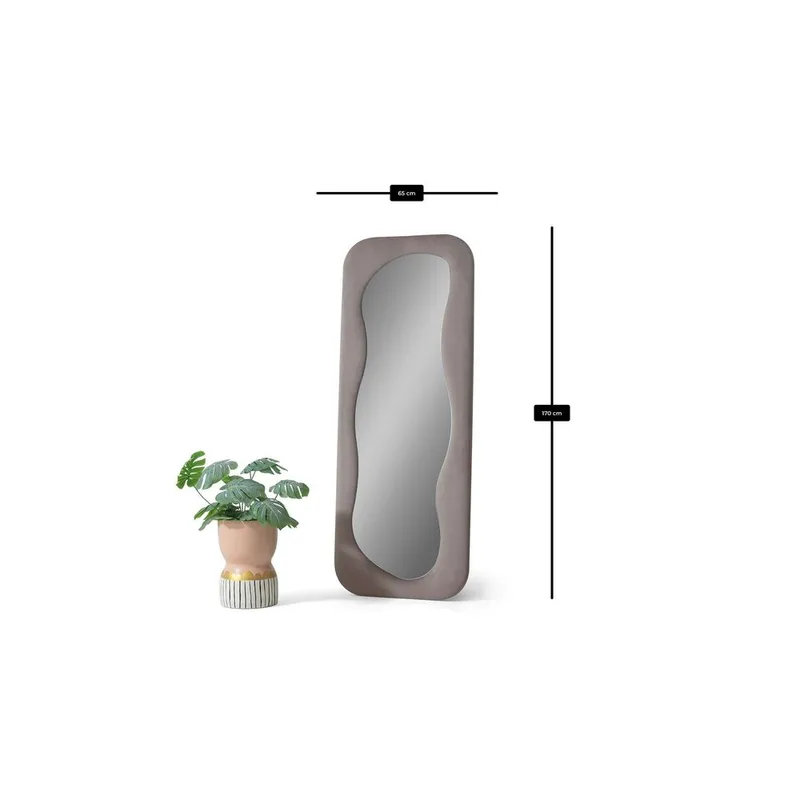 Taharoa Lattiapeili 65 x 170 cm - Taupe - Sisustustuotteet - Peili - Lattiapeili