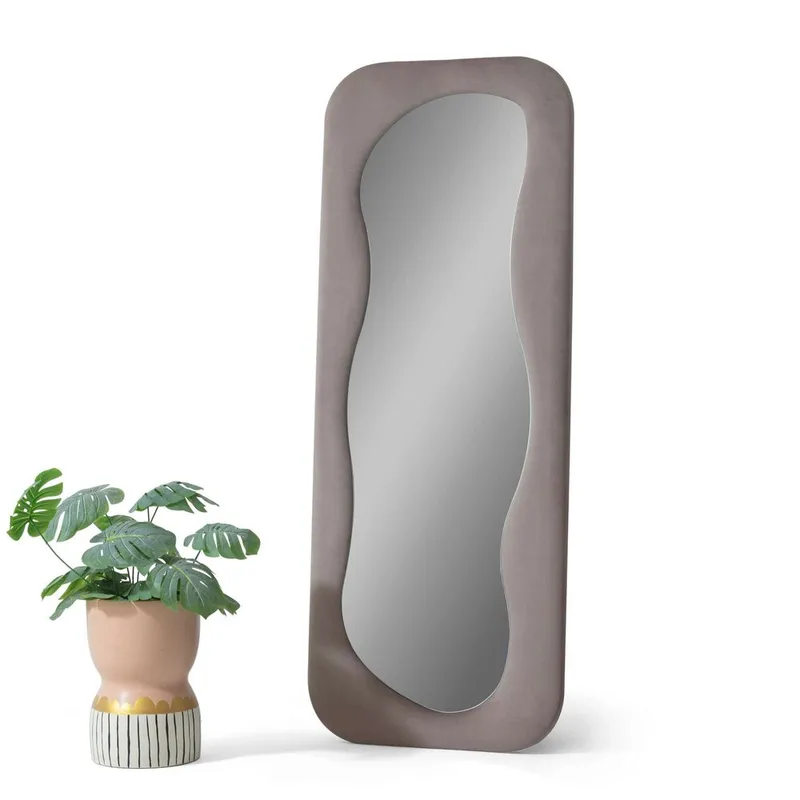 Taharoa Lattiapeili 65 x 170 cm - Taupe - Sisustustuotteet - Peili - Lattiapeili