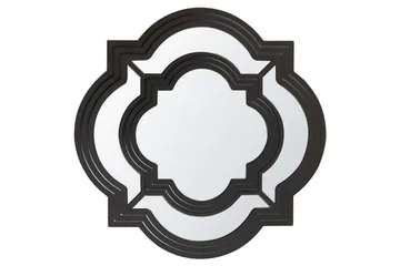 Väggspegel Beliani Cobeta Black - Sisustustuotteet - Peili