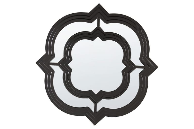 Väggspegel Beliani Cobeta Black - Sisustustuotteet - Peili