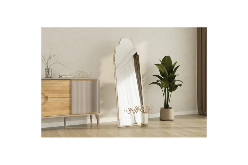 Vetra Lattiapeili 50x160 cm - Valkoinen - Sisustustuotteet - Peili - Lattiapeili