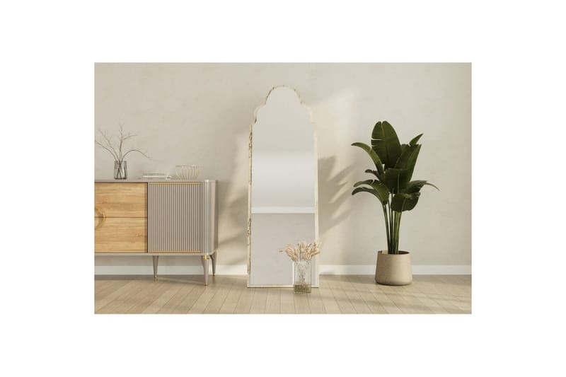Vetra Lattiapeili 50x160 cm - Valkoinen - Sisustustuotteet - Peili - Lattiapeili