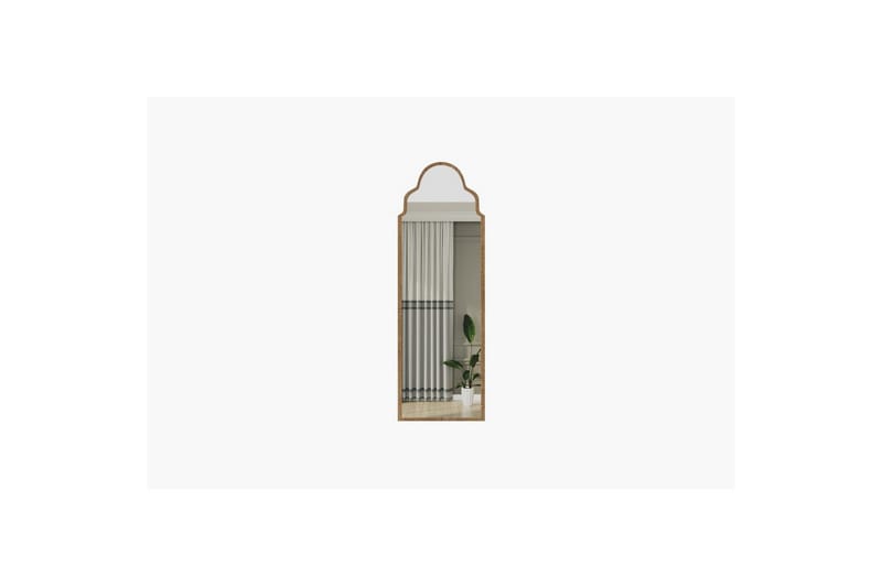 Vetra Lattiapeili 50x160 cm - Punertavanvärinen puu - Sisustustuotteet - Peili - Lattiapeili