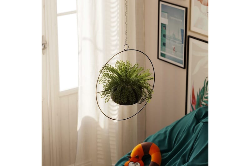 Koristeellinen ruukku Velmor Musta - Musta - Sisustustuotteet - Ruukku & ulkoruukku - Seinäruukku