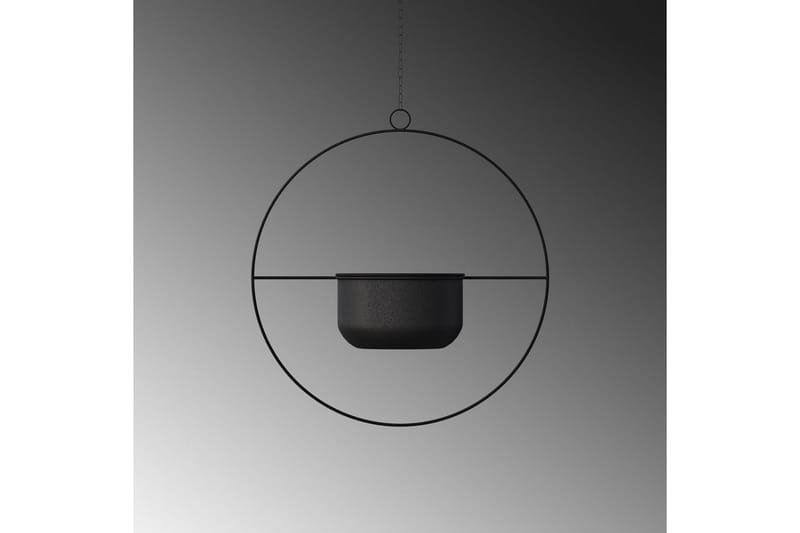 Koristeellinen ruukku Velmor Musta - Musta - Sisustustuotteet - Ruukku & ulkoruukku - Seinäruukku