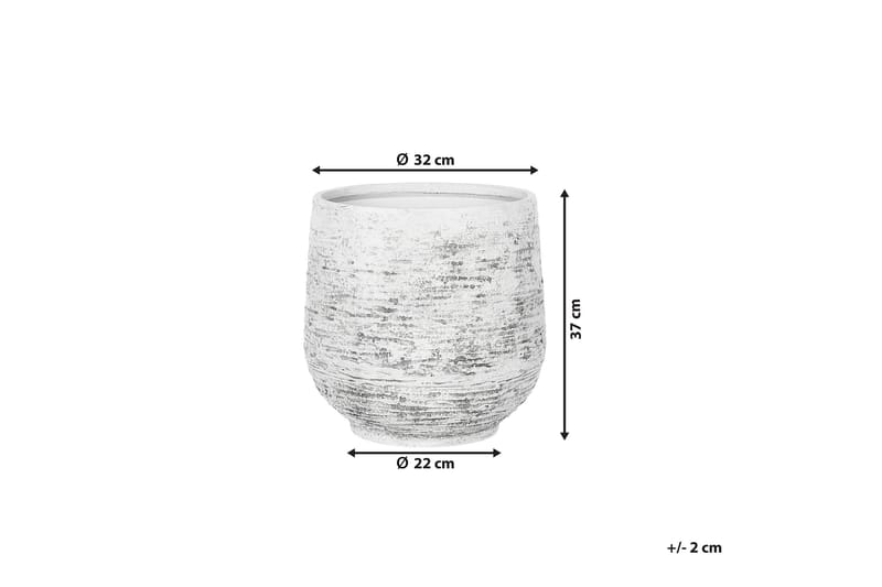 Ruukku Dioni 36 cm - Harmaa - Piha & ulkoaltaat - Viljely & puutarhanhoito - Kasvatus - Kukkaruukku & Istutusastia - Suuret kukkaruukut