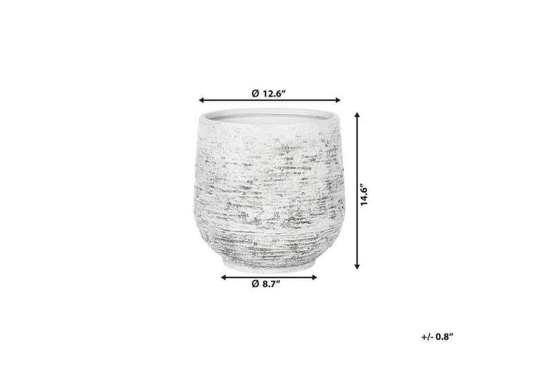 Ruukku Dioni 36 cm - Harmaa - Piha & ulkoaltaat - Viljely & puutarhanhoito - Kasvatus - Kukkaruukku & Istutusastia - Suuret kukkaruukut