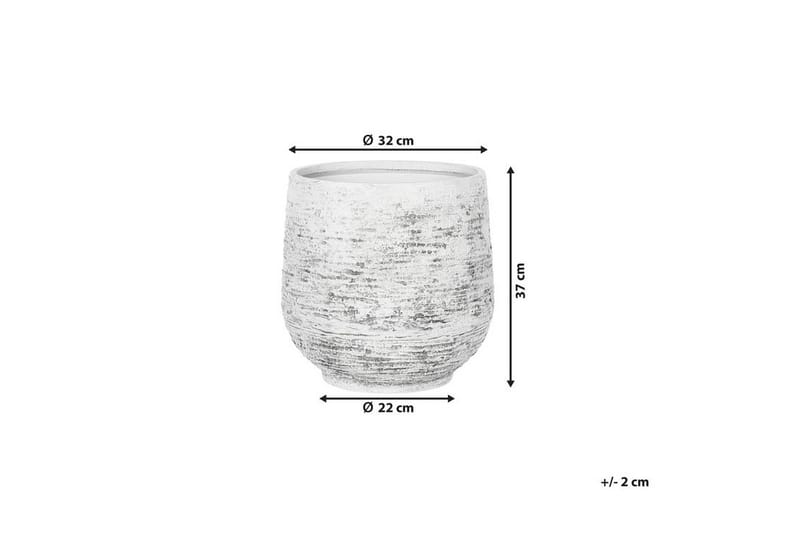 Ruukku Dioni 36 cm - Harmaa - Piha & ulkoaltaat - Viljely & puutarhanhoito - Kasvatus - Kukkaruukku & Istutusastia - Suuret kukkaruukut