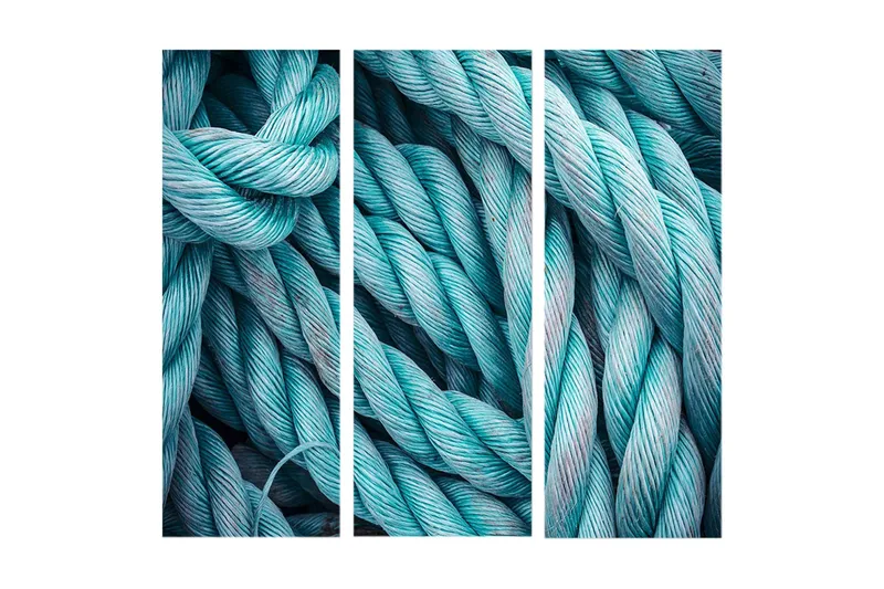 Canvastaulu 3-pak Monivärinen, 20x50 cm