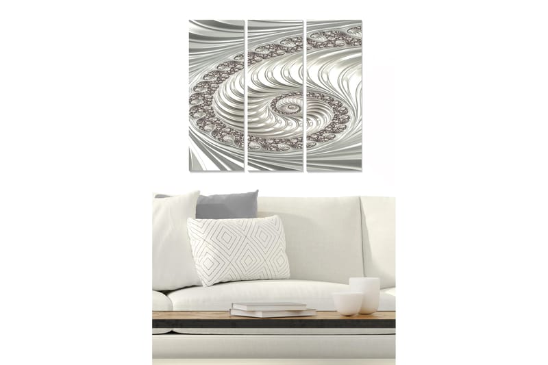 Canvastaulu 3-pak Monivärinen, 20x50 cm