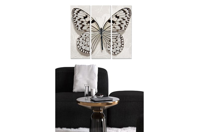 Canvastaulu Animal 3-pak Monivärinen, 20x50 cm