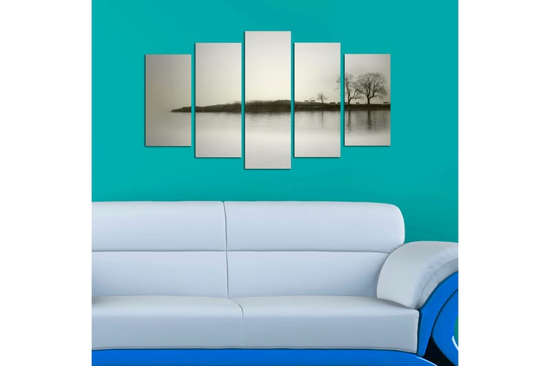 Canvastaulu Nature 5-pak Monivärinen - 20x60 cm - Sisustustuotteet - Seinäkoristeet