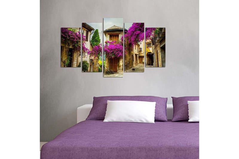 Canvastaulu Nature 5-pak Monivärinen - 20x60 cm - Sisustustuotteet - Seinäkoristeet