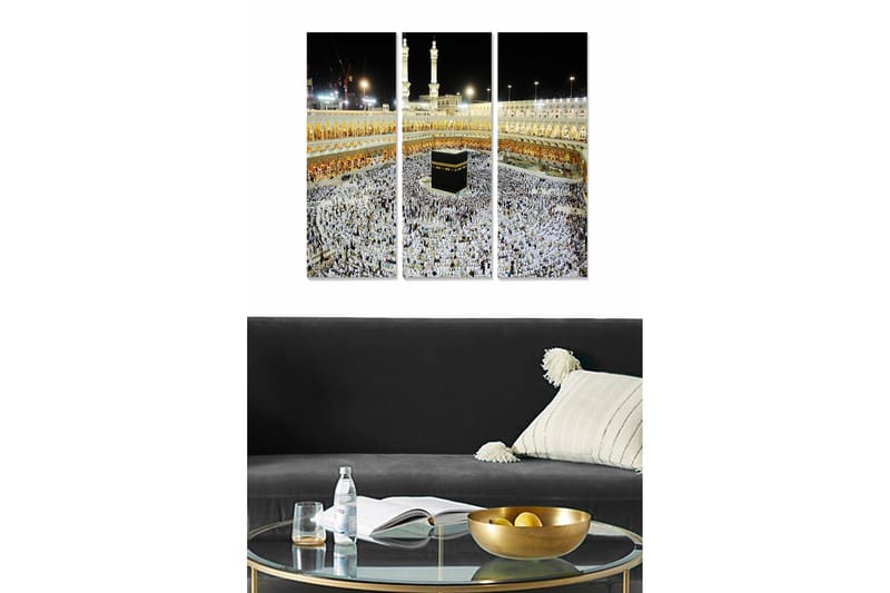 Canvastaulu Religion 3-pak Monivärinen, 20x50 cm