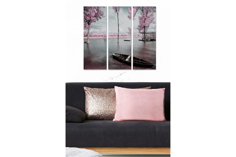 Canvastaulu Scenic 3-pak Monivärinen - 20x50 cm - Sisustustuotteet - Seinäkoristeet