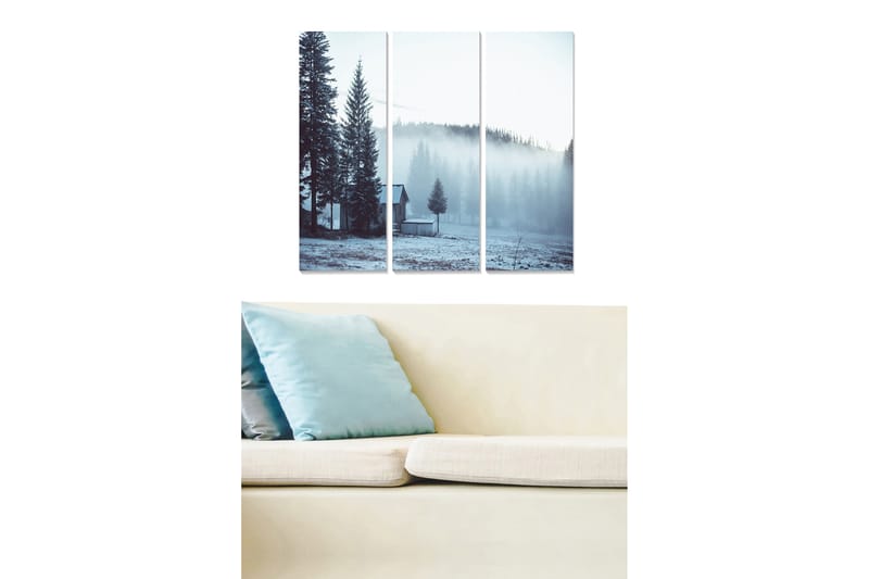 Canvastaulu Scenic 3-pak Monivärinen - 20x50 cm - Sisustustuotteet - Seinäkoristeet