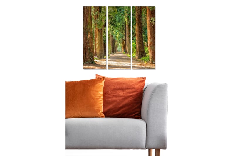 Canvastaulu Scenic 3-pak Monivärinen - 20x50 cm - Sisustustuotteet - Seinäkoristeet