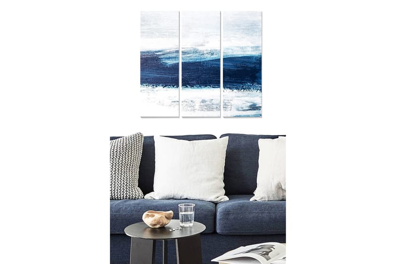 Canvastaulu Scenic 3-pak Monivärinen - 20x50 cm - Sisustustuotteet - Seinäkoristeet