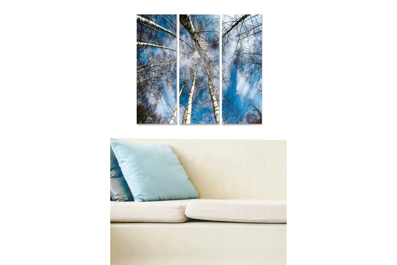 Canvastaulu Scenic 3-pak Monivärinen - 20x50 cm - Sisustustuotteet - Seinäkoristeet