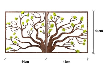 Canvastaulu Tree 1 - 90x44 cm - Sisustustuotteet - Seinäkoristeet
