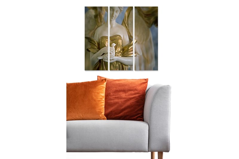 Canvastaulu World Culture 3-pak Monivärinen, 20x50 cm