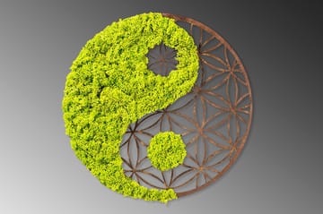 Canvastaulu Yin Yang - 44x44 cm - Sisustustuotteet - Seinäkoristeet