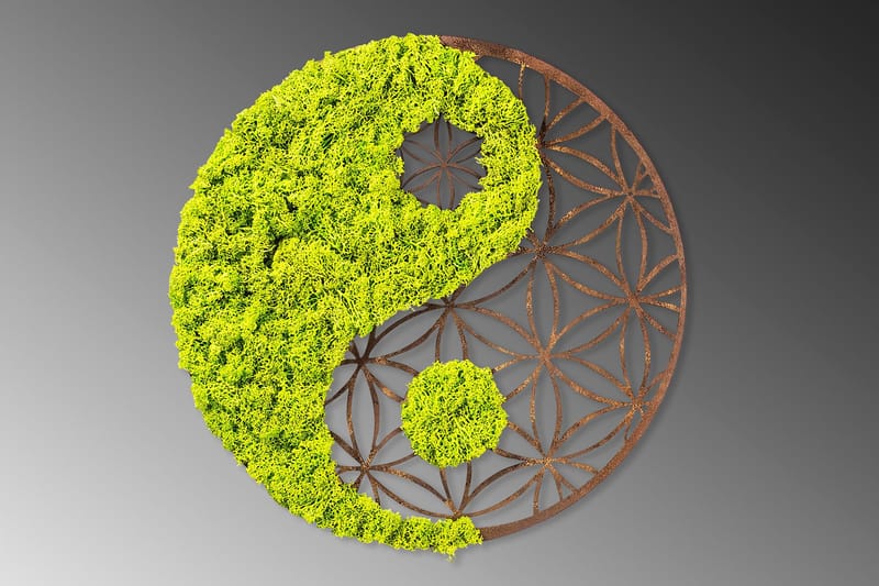 Canvastaulu Yin Yang - 44x44 cm - Sisustustuotteet - Seinäkoristeet
