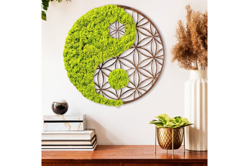 Canvastaulu Yin Yang - 44x44 cm - Sisustustuotteet - Seinäkoristeet