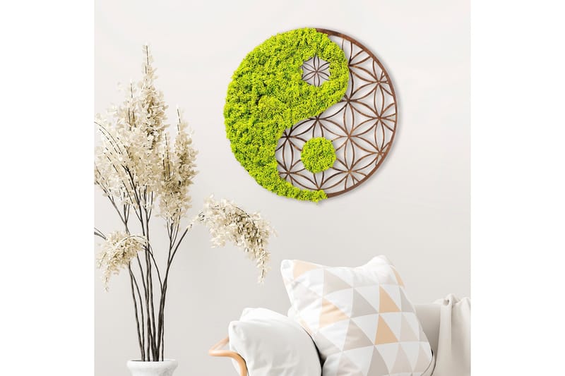 Canvastaulu Yin Yang - 44x44 cm - Sisustustuotteet - Seinäkoristeet