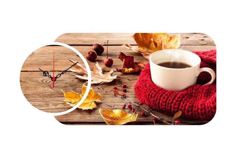 Decoratiivinen MDF-Kello (2 osaa) 68x32, undefined