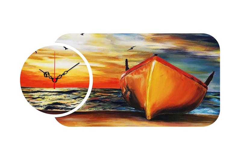 Decoratiivinen MDF-Kello (2 osaa) 68x32, undefined