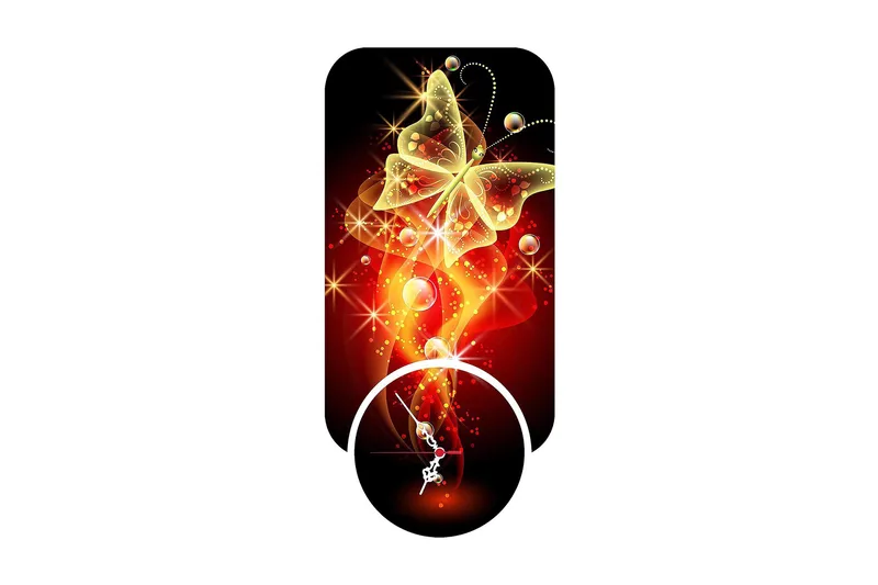 Decoratiivinen MDF-Kello (2 osaa) 68x32, undefined