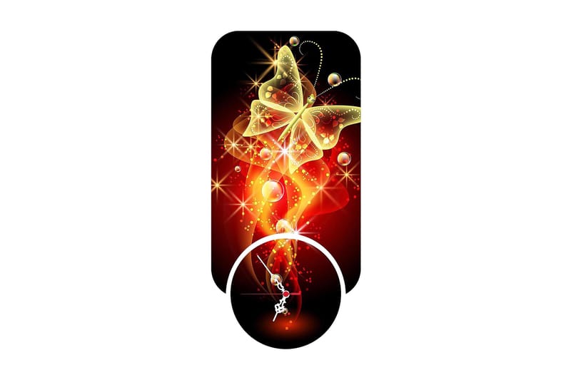 Decoratiivinen MDF-Kello (2 osaa) 68x32, undefined