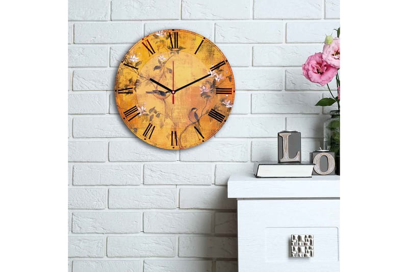 Decoratiivinen MDF-Kello 30x - Sisustustuotteet - Seinäkoristeet - Kellot