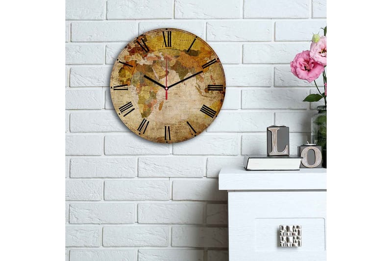 Decoratiivinen MDF-Kello 30x - Sisustustuotteet - Seinäkoristeet - Kellot