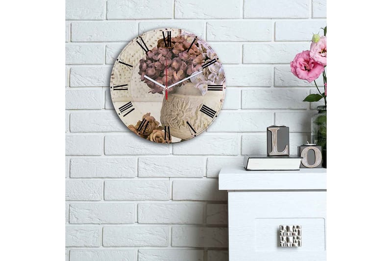 Decoratiivinen MDF-Kello 30x - Sisustustuotteet - Seinäkoristeet - Kellot